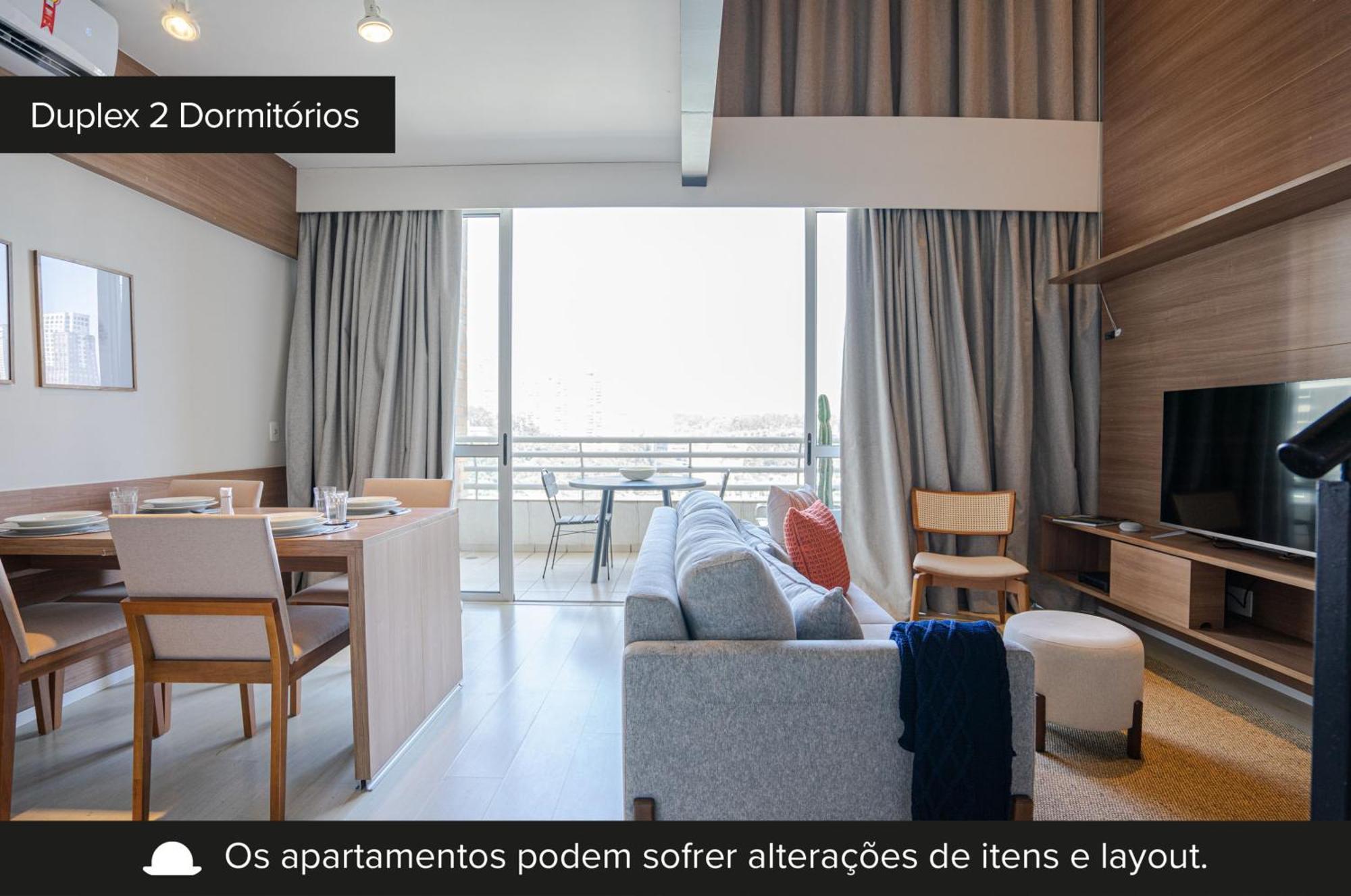 Appartamento Duplex aconchegante com piscina e academia próx. à Berrini - Brooklin San Paolo Esterno foto