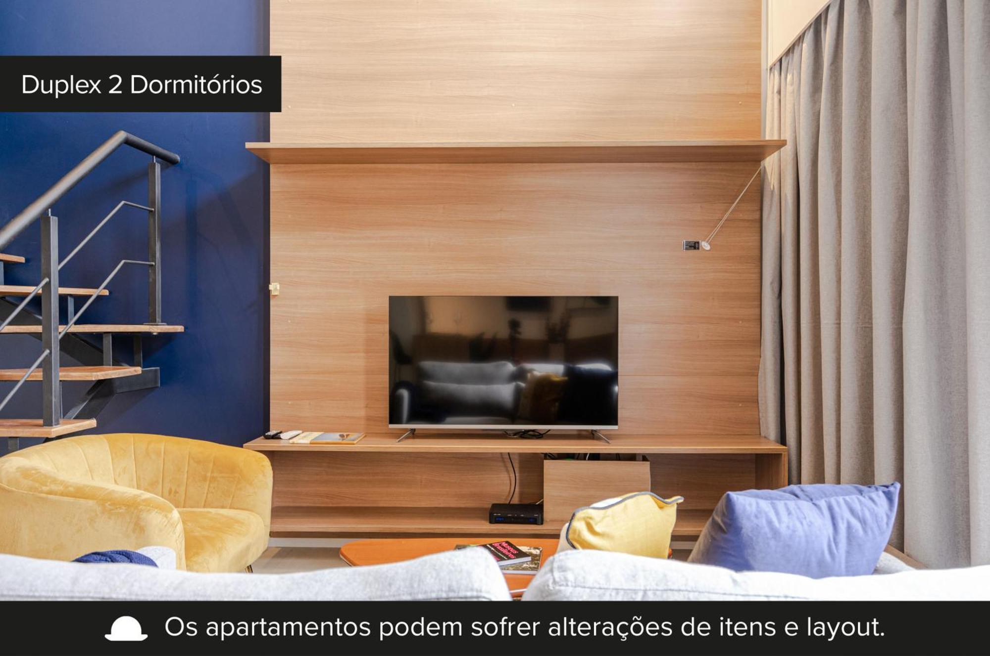 Appartamento Duplex aconchegante com piscina e academia próx. à Berrini - Brooklin San Paolo Esterno foto