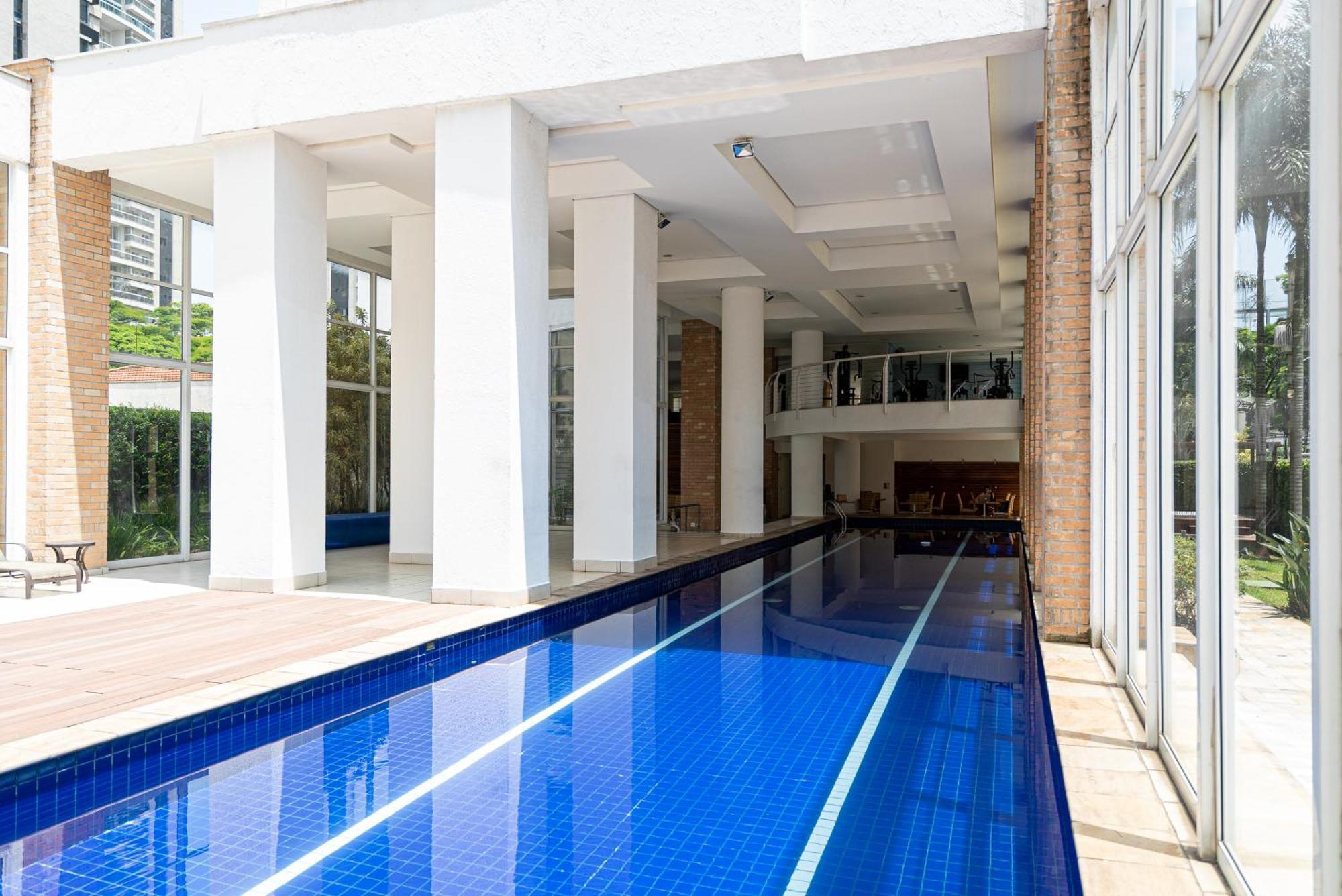 Appartamento Duplex aconchegante com piscina e academia próx. à Berrini - Brooklin San Paolo Esterno foto