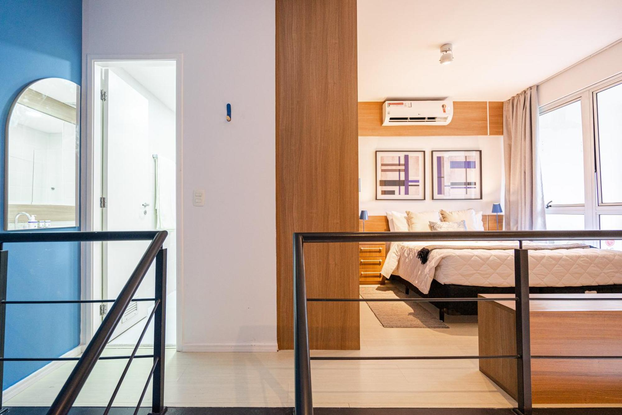 Appartamento Duplex aconchegante com piscina e academia próx. à Berrini - Brooklin San Paolo Esterno foto
