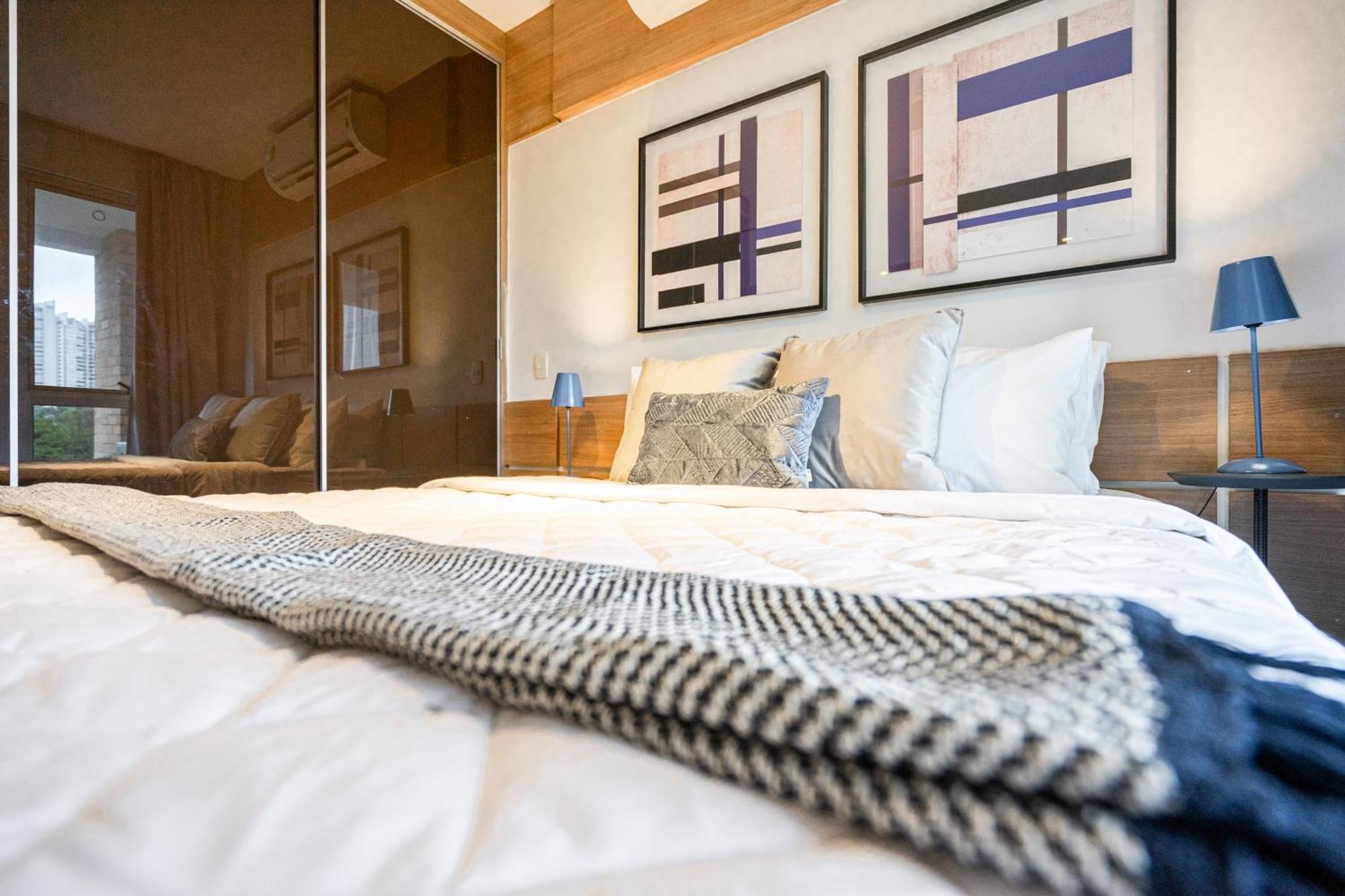 Appartamento Duplex aconchegante com piscina e academia próx. à Berrini - Brooklin San Paolo Esterno foto